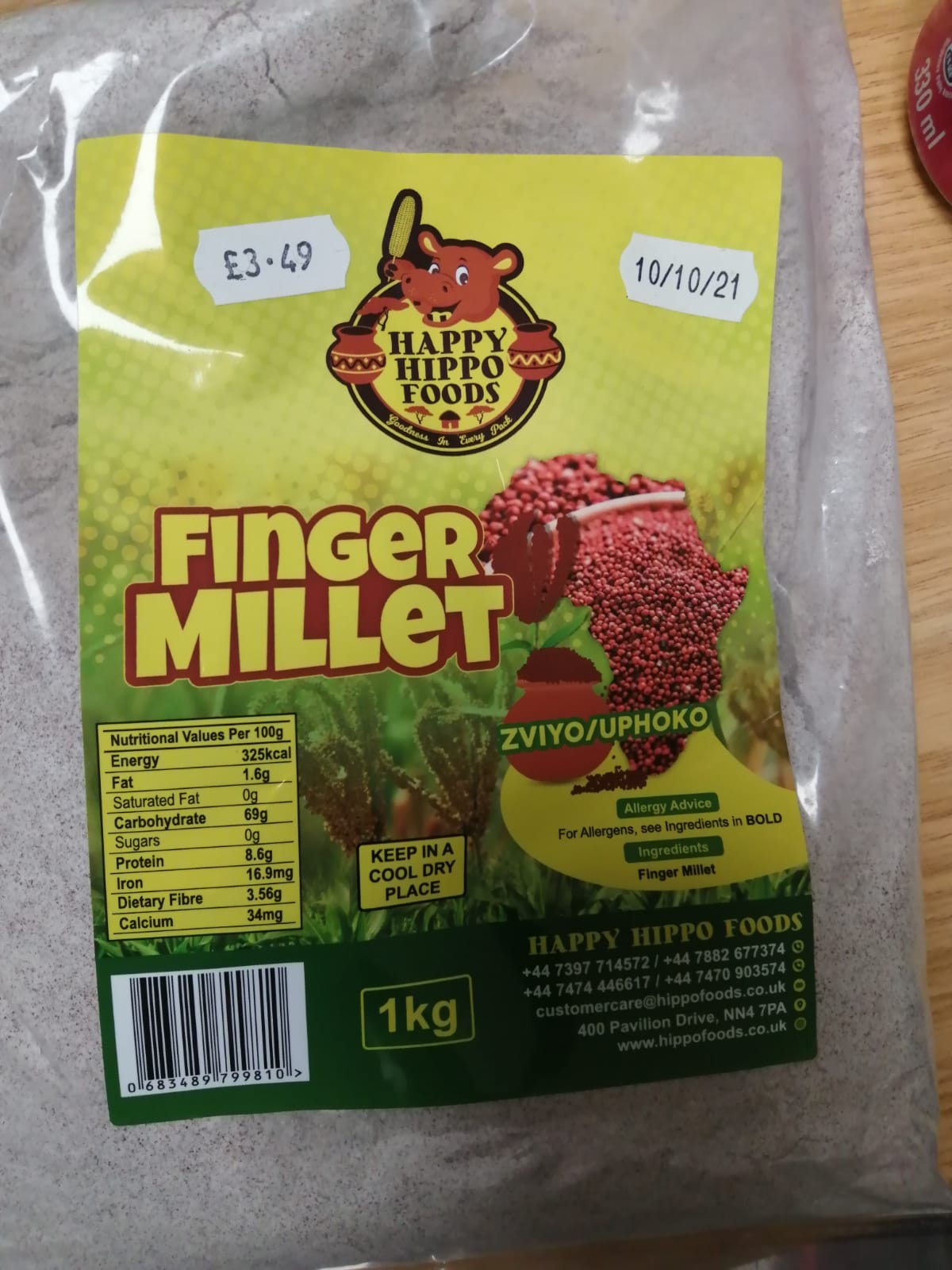 Happy Hippo Finger Millet